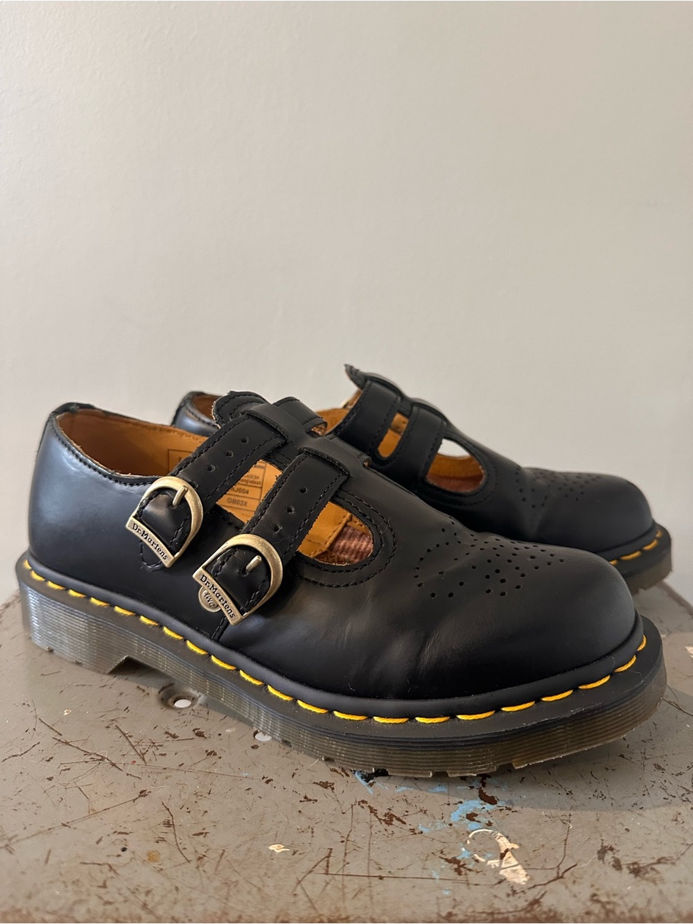 Dr Martens 8065 Mary Jane Strap Shoes - Picture 1 of 11